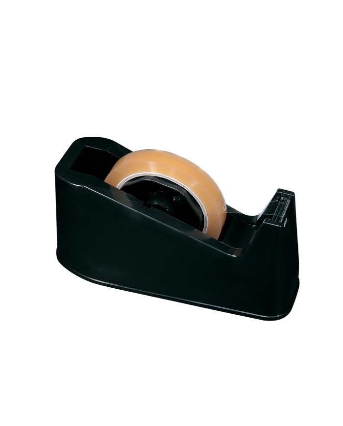 Dispenser per nastro adesivo 33/66m nero Lebez