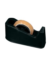 Dispenser per nastro adesivo 33/66m nero Lebez