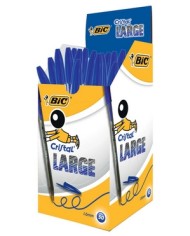 Penna sfera Cristal Large punta 1,6 mm blu Bic conf. 50 pezzi