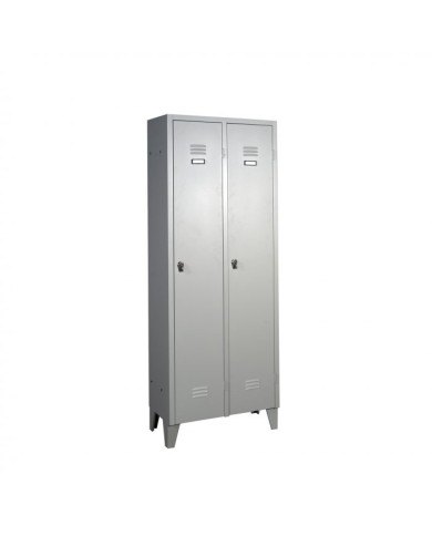 Armadio spogliatoio 2 posti mm. 670x300x1800 H.
