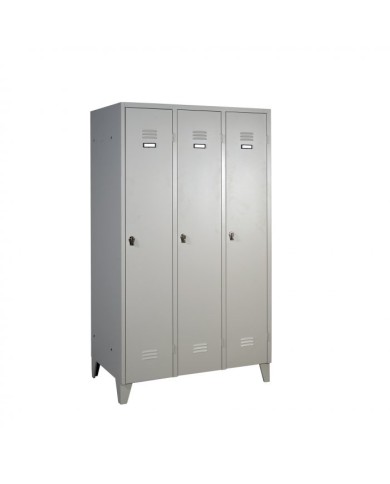 Armadio spogliatoio 3 posti mm. 990x500x1800 H.