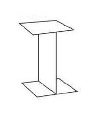 Kit divisorio + ripiano inferiore/vano scarpe (cad./posto)