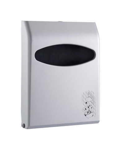 662 Satin COPRIWC PRESTIGE Dispenser per carta copriwater Grigio metallizzato